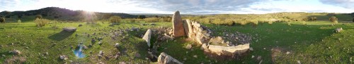 Panorámica dolmen el pizarron